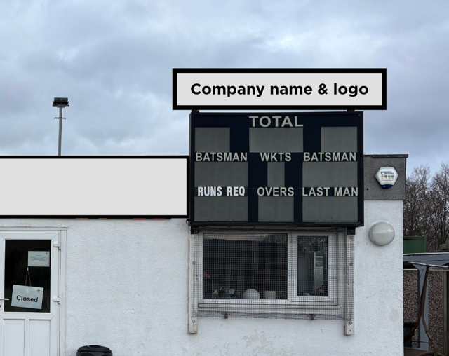 Scoreboard Sponsorship Board