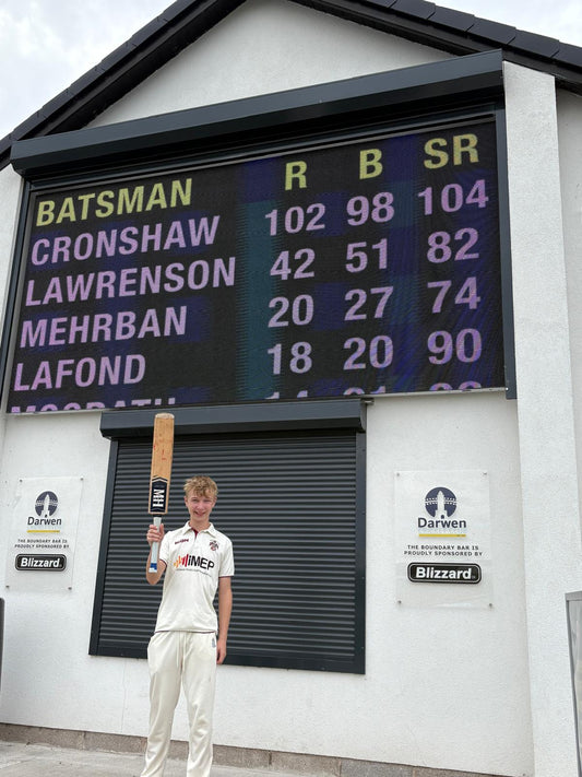 Maiden Senior Ton For Young Alex In 3s Win